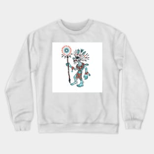 Mystical Shamanic Art, boho vibe pattern Crewneck Sweatshirt